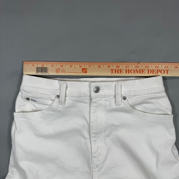 Polo Ralph Lauren White The Sharona Crop Flare Leg Jeans Men's 30R Boho Classic - Picture 4 of 16